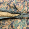 Close up of the zipper on the USMC Issue MARPAT Poncho Liner with Zipper