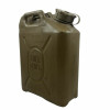 Military 5 Gallon Fuel Can in olive color facing right Military 5 Gallon Fuel Can in olive color facing right