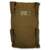 Back side of the 2 Pack USMC Issue Hydration GP MOLLE Pouch in the color coyote  Back side of the 2 Pack USMC Issue Hydration GP MOLLE Pouch in the color coyote
