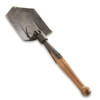 Romanian Military Issue Folding Shovel W/Cover, Used 
