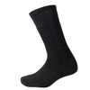 Wool Blend Mid-Calf Boot Sock in black