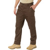 Man with one hand in his pocket wearing the BDU Military Cargo Pant Special in the color brown