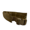 TAG Padded Patrol MOLLE Belt in the color coyote showing the buckle