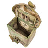 open view of a Multicam U.S. Made NVG Padded MOLLE Case