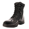 Right side of the Rothco Black Forced Entry High-Gloss Tactical Boot with Side Zipper 8 Inch