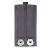 Back side of the Elastic Single Rifle Mag Pouch in the color black