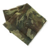Genuine US Military Issue woodland color veil shown folded and partially open Genuine US Military Issue woodland color veil shown folded and partially open