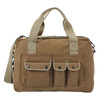 Front side of the Rothco Two Tone Specialist Carry All Shoulder Bag showing the 3 snap-closure pockets