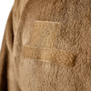 Close up of the fleece and where you can put a patch at