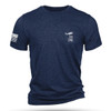 Front side of The Pledge T-Shirt in navy