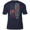 Back side of the 7.62 USA 250th Grunge Flag Tee