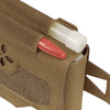 Close up of the side pockets for a sharpie 