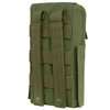 Back side of the olive Shotgun reload pouch showing the MOLLE webbing 