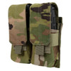 Front of the Double M4 Mag Pouch in the color Scorpion OCP