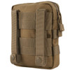 Back side of the Condor G.P pouch showing the MOLLE webbing 