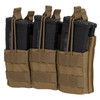 Triple Stacker M4 Mag Pouch in the color coyote 