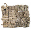 all of the pouches less the backpack laid out of the issued rifleman kit -military issue