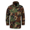 woodland camo m65 field jacket in nylon cotton DWR treated fabric 