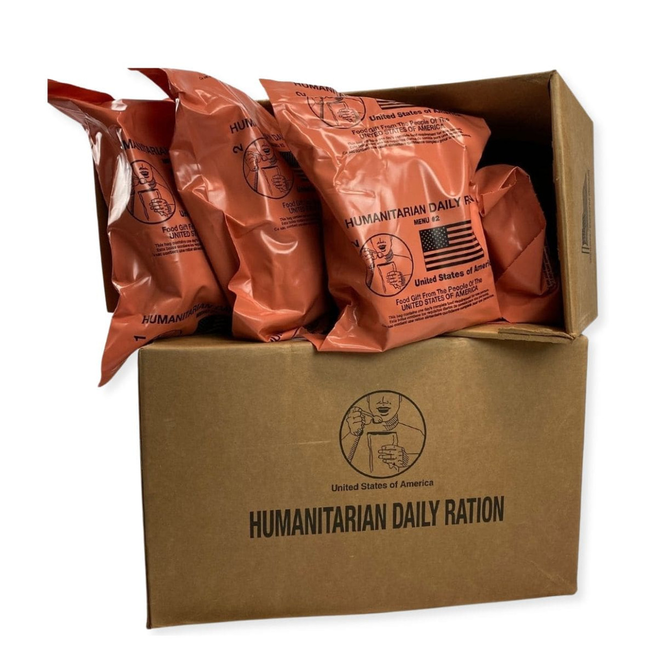 MRE Case Humanitarian Daily Ration HDR Meal Ready to Eat