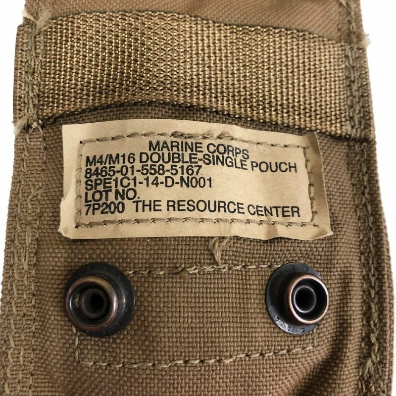 6 Pack, M4 Double Single Coyote Mag Pouch, Used | Military Surplus
