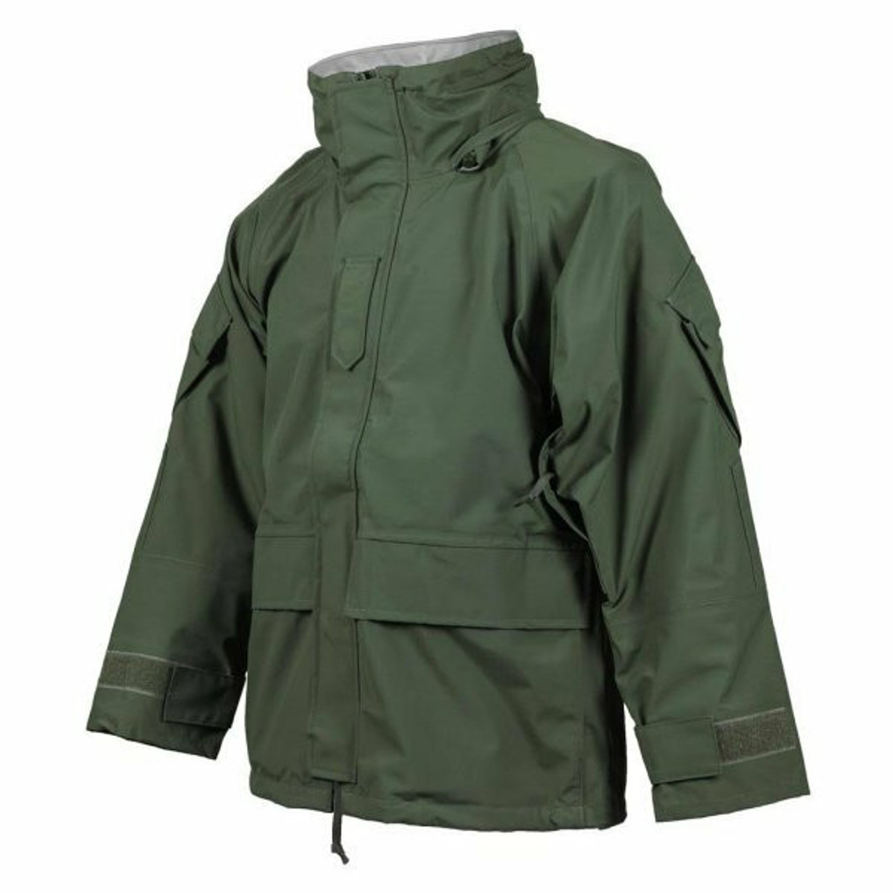 ECWCS Waterproof Windproof Jacket With Removable Fleece A-TACS LE Night Camo 