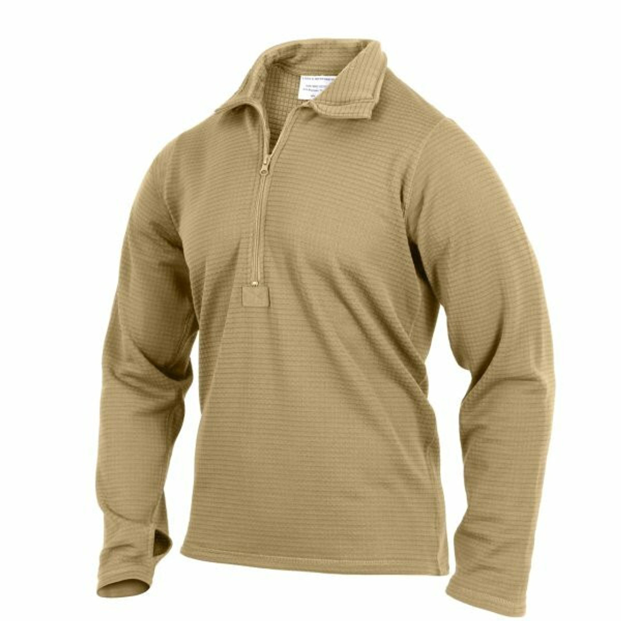 Military Gen III Mid Weight Thermal Grid Top, Coyote Brown OCP