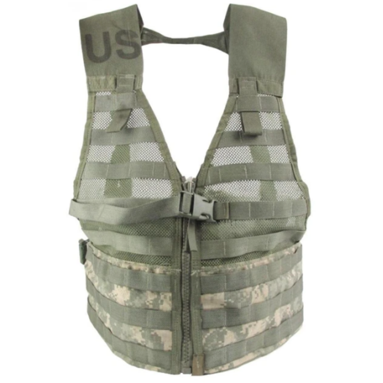 Military Molle Vest Flc Vest Fighting Load Carrier Acu Used Surplus Military Molle Vest Flc Vest Fighting Load Carrier Acu Used Surplus