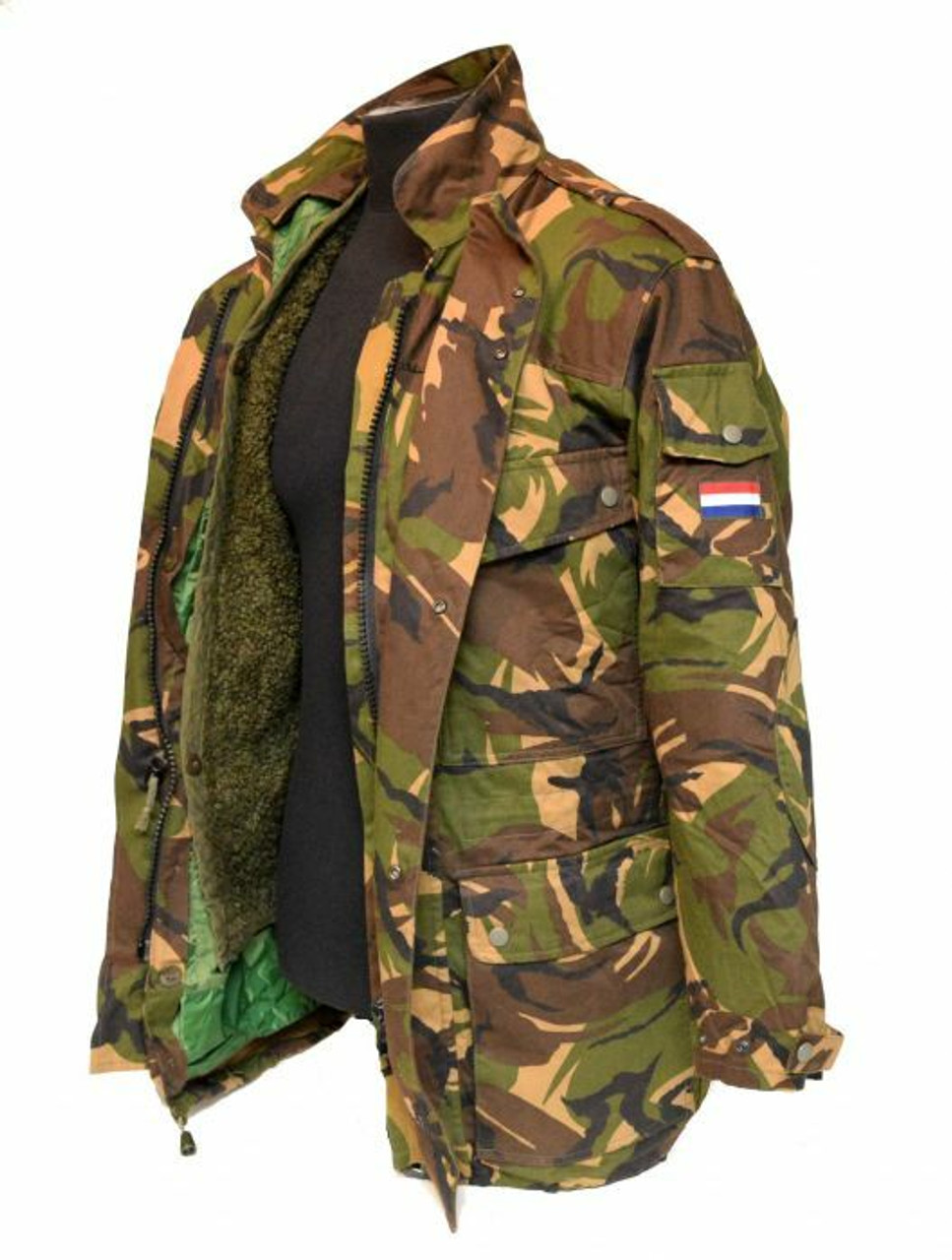 Dutch Military Camo Parka with 2 Liners, Surplus