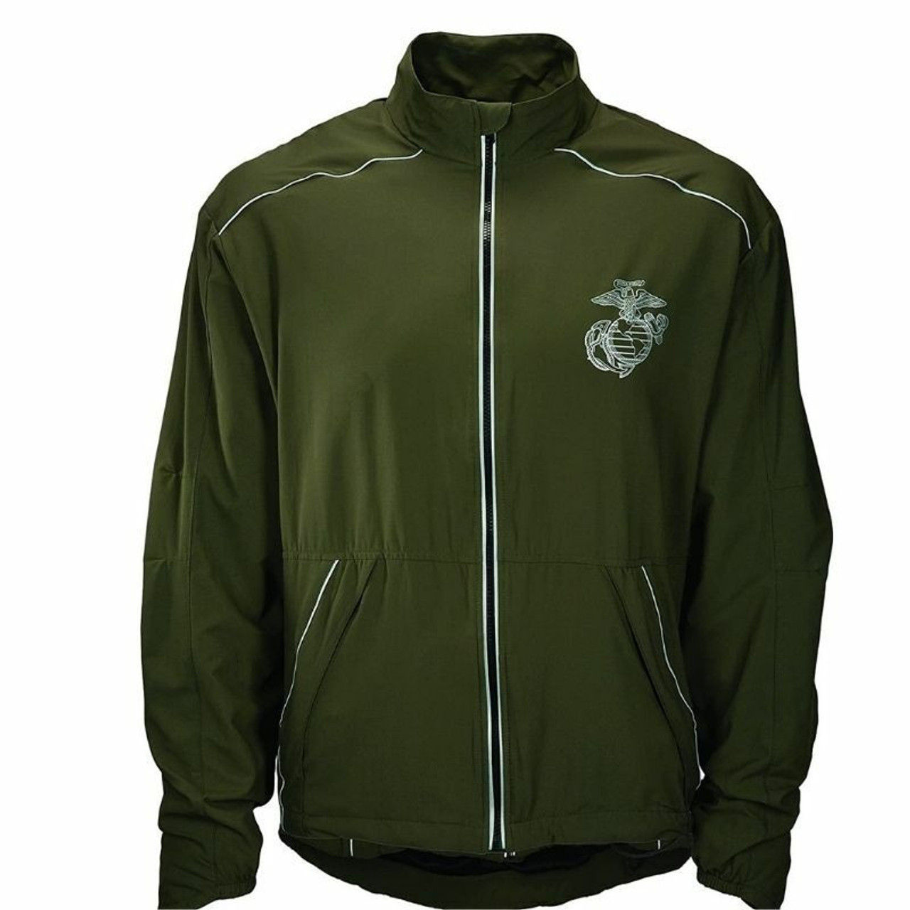 USMC Track Suit United States Marine Corps Running Jacket Men's