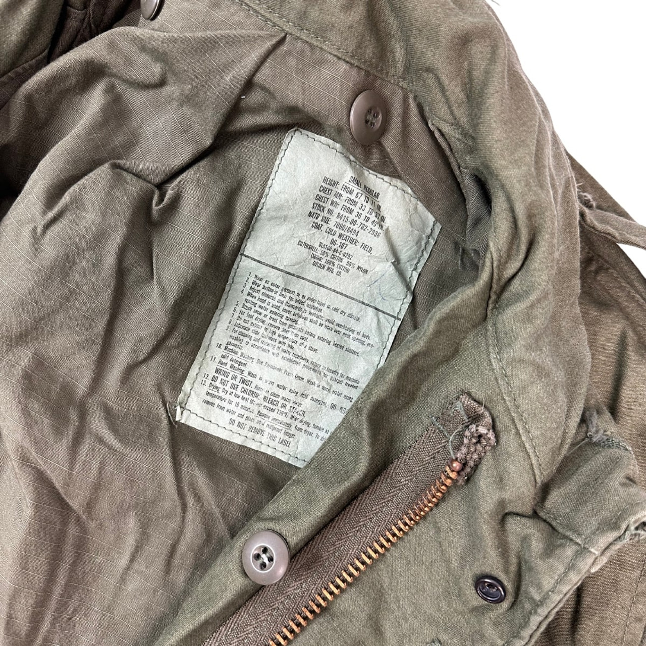 Vintage Issue 1970-80's Olive M65 Field Jacket | Military Surplus