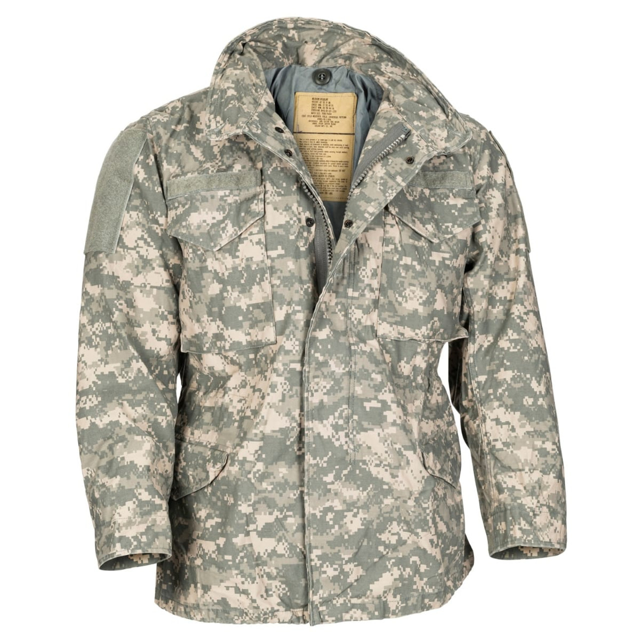Military Issue M65 Field Jacket | ACU Camo Military Surplus Used
