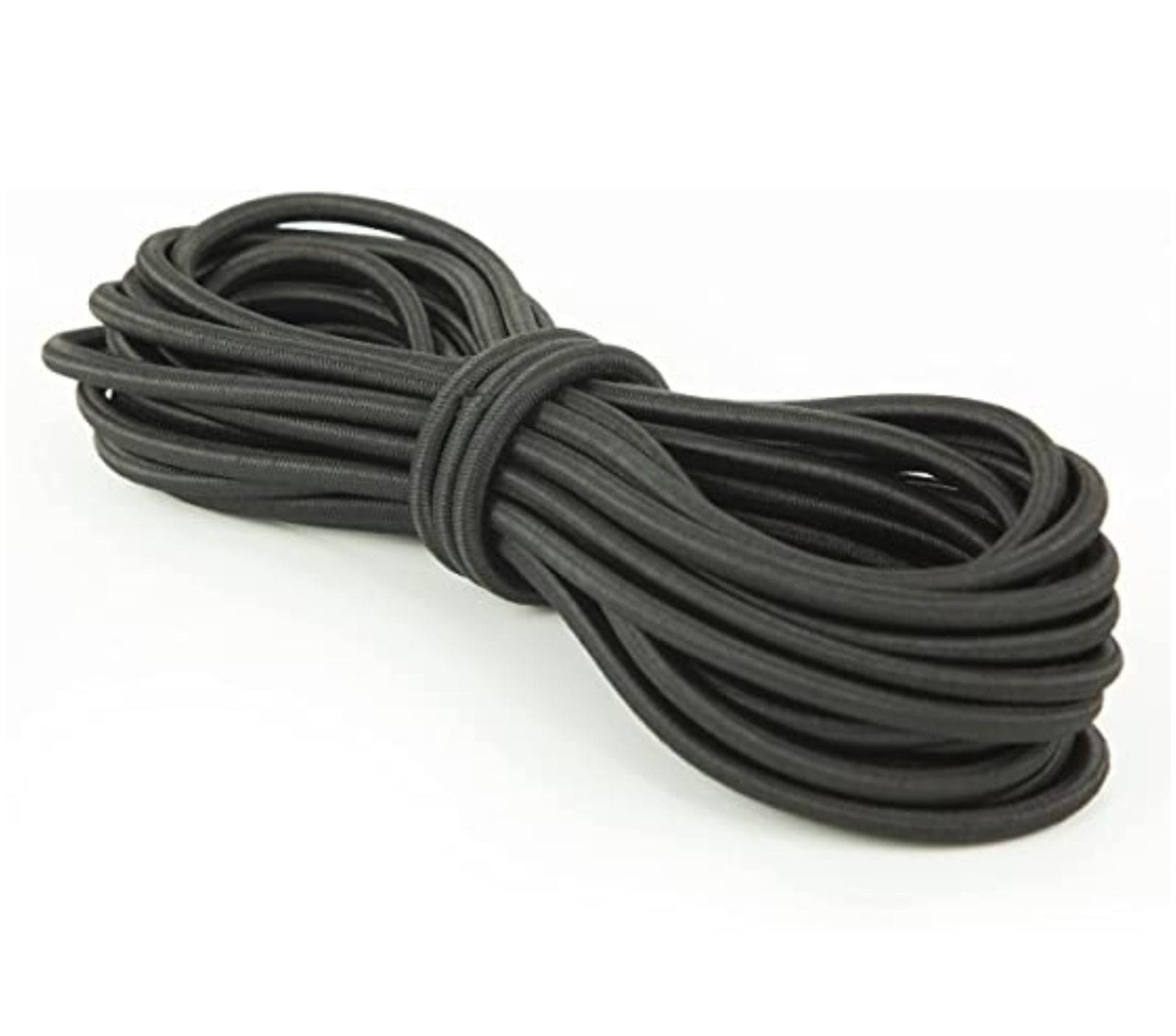 Black Micro Cord w/ Ref. Tracers - 125 Ft