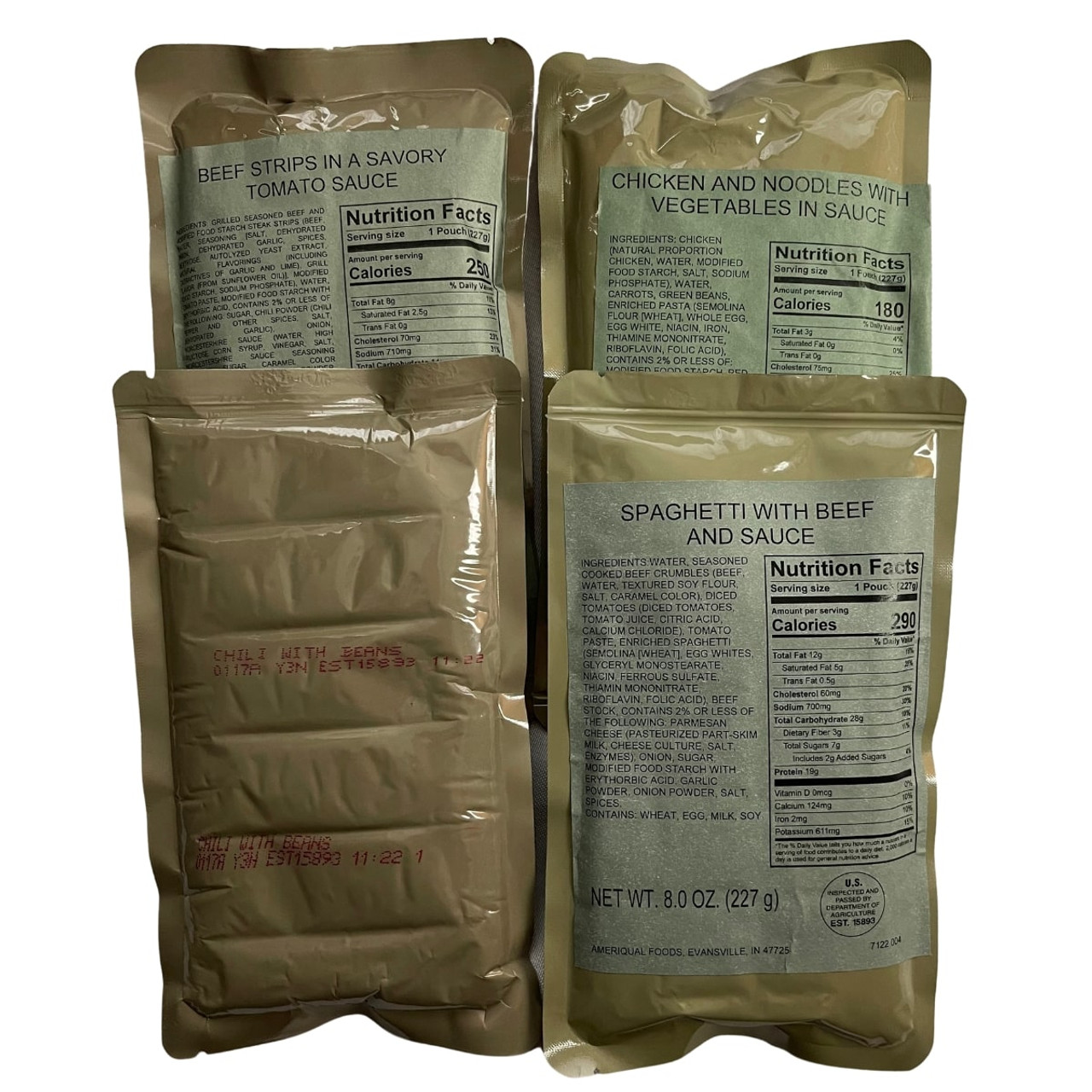 MRE Entree  Meal Ready to Eat