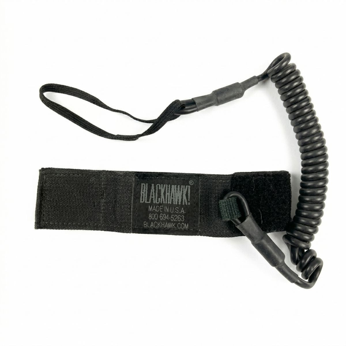 BLACKHAWK! コイルランヤード BLACKHAWK Coil Tactical Pistol Lanyard | Used