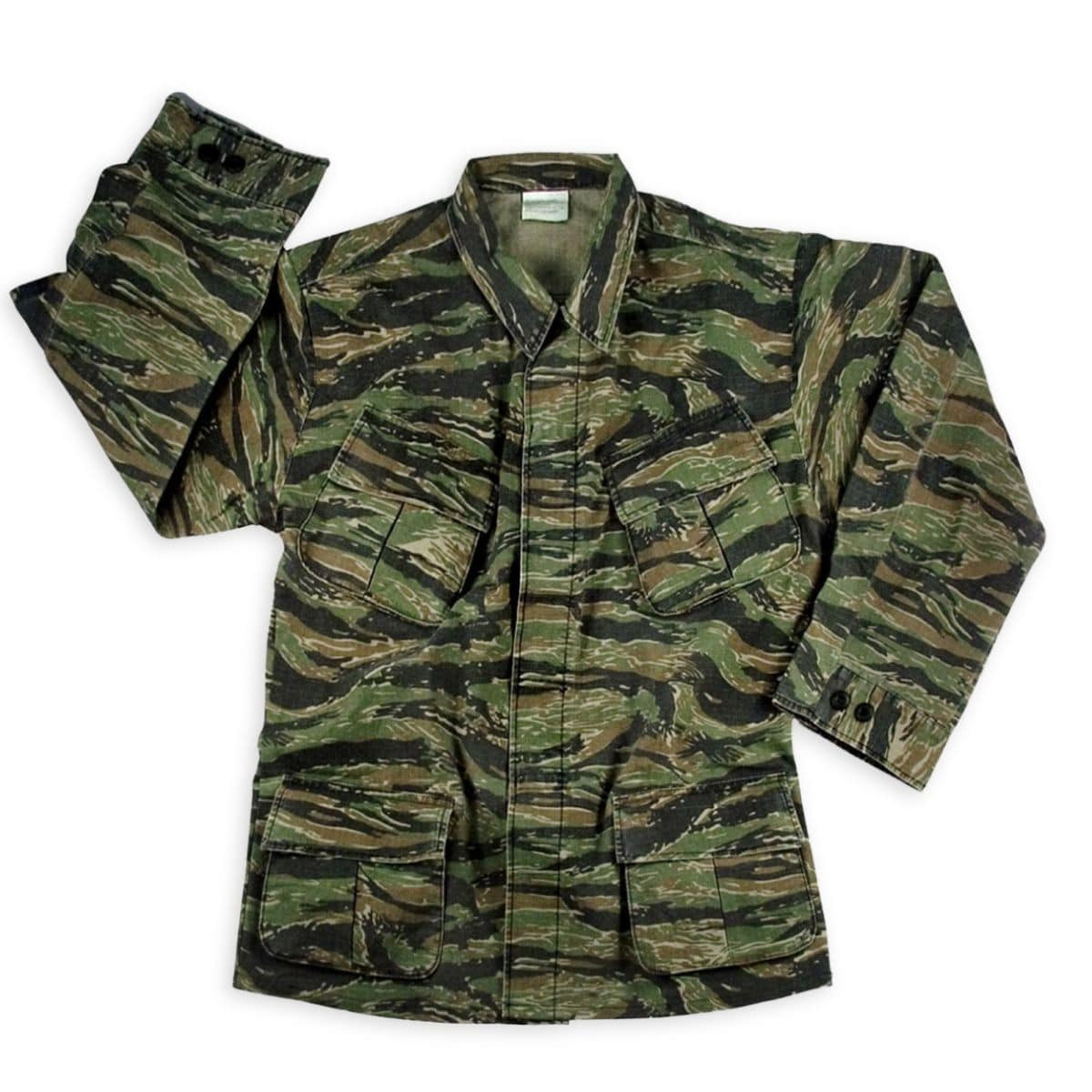 Vintage Vietnam Style Fatigue Rip-Stop Shirt