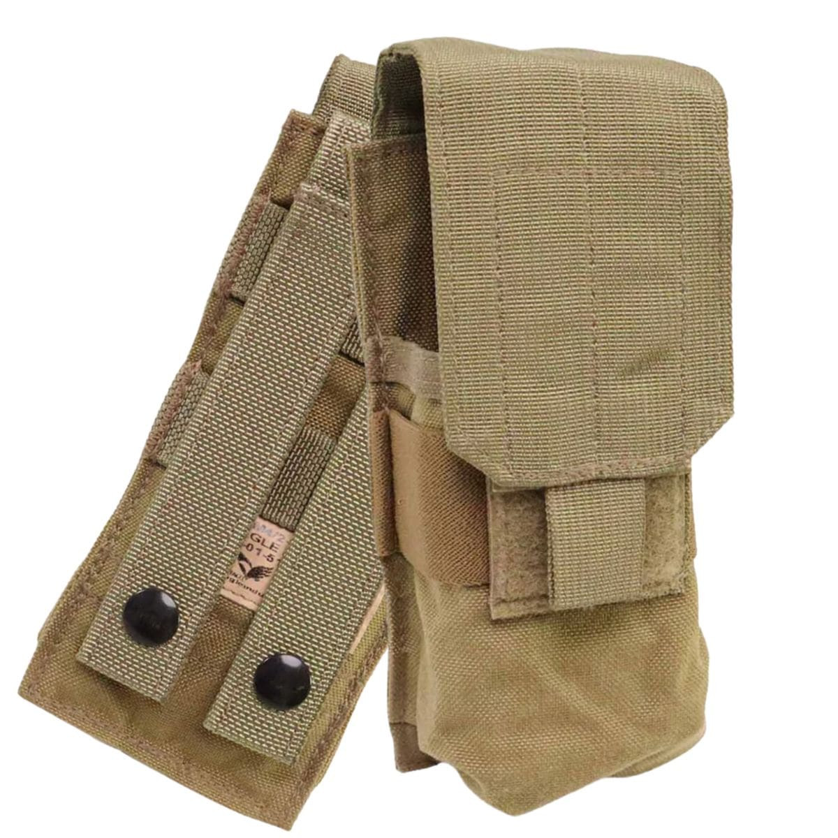 Eagle Industries M4 Double Single Mag Pouch, Khaki