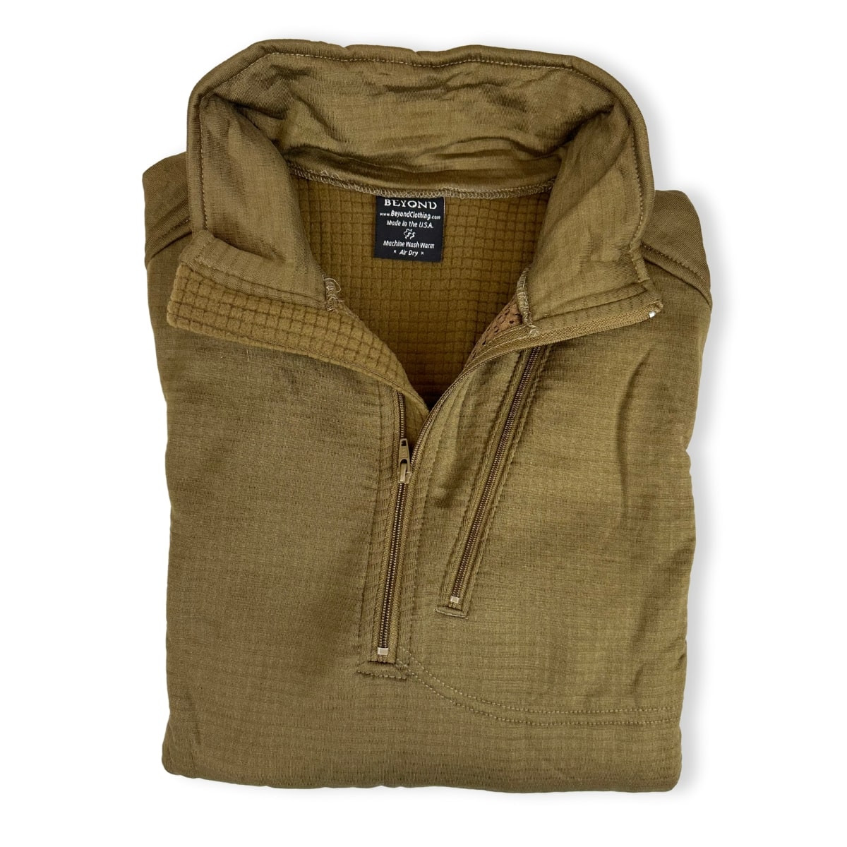 Beyond 1/4 Zip Level 2 Grid Fleece Thermal Top