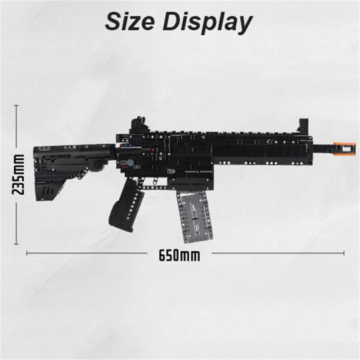 Caliber Precision Building Blocks Machine Gun