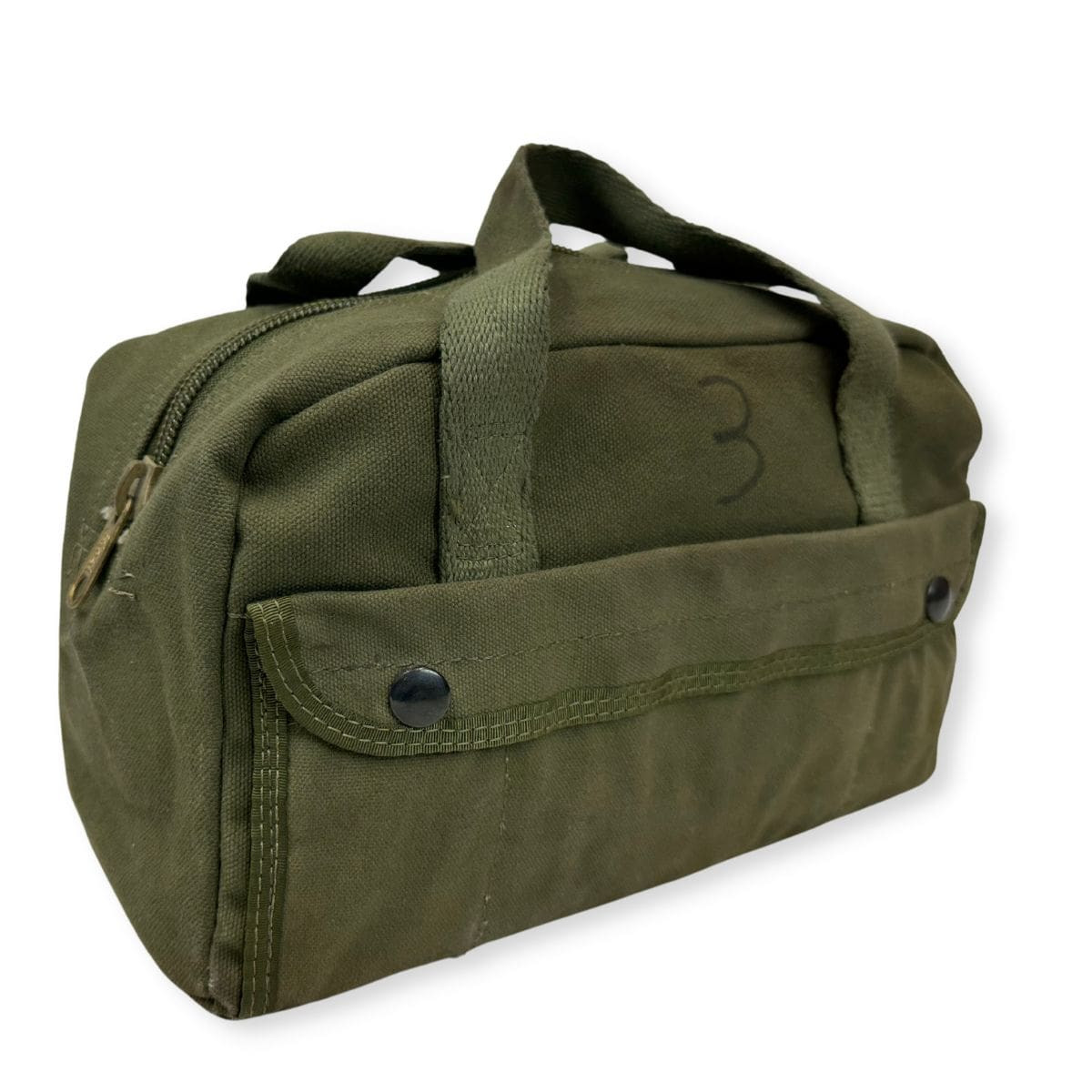 U.S. Issue OD Canvas Mechanic Tool Bag | Vintage Military Surplus