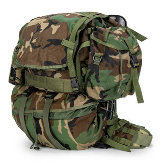 米軍放出品 ラージ リュックサック マルチカム MOLLE II フルセット U.S. Issue MOLLE II Woodland Rucksack | Military Surplus used