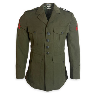 slim fit dress slacks VINTAGE USMC US MARINE CORPORATION SERVICE DRESS UNIFORM COAT 1977 SIZ –  Rare Gear USA main image 1