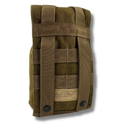 Military MOLLE Canteen Pouch & Canteen | Coyote Brown, Surplus