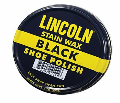 Lincoln U.S.M.C. Stain Wax Shoe Polish, Black