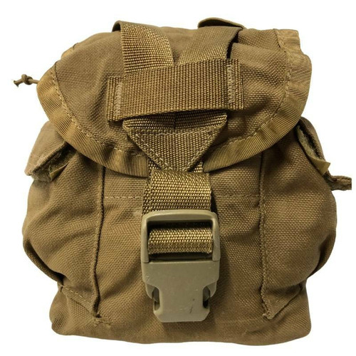 Coyote U.S. Issue MOLLE II Canteen GP Pouch, Used