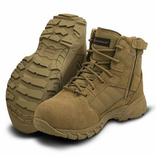 Smith & Wesson Breach 2.0 Men's Tactical 8" Side-Zip Boots Coyote Lighty Used 