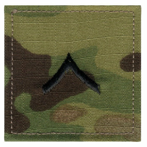 Embroidered Rank Insignia OCP Scorpion Private 1795 armynavyoutdoors