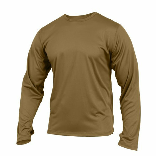 Military Gen III Mid Weight Thermal Grid Top, Coyote Brown OCP