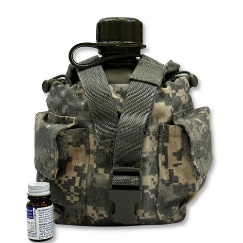 U.S. Issue ACU MOLLE GP Pouch and Canteen Set