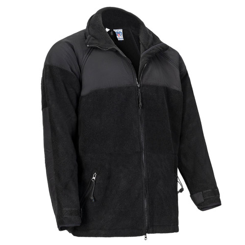 Army Issue Black PolarTec fleece Jacket, Used