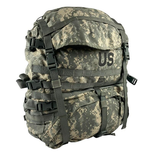 LIMHOO Military Tactical Backpack for Men Women 35L Hiking Trekking  Rucksack 3 Day Molle Assault Pack (Acu Camo)